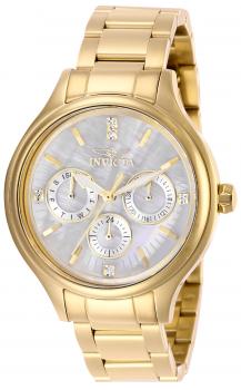 Invicta Women's hotsell Watch 28654 Angel 38mm Mother of Pearl Dial Gold Tone Steel 38mm