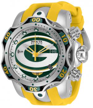 Invicta NFL Philadelphia Eagles Swiss Ronda Z60 Caliber Men's Watch -  52.5mm, Steel, Green (33084)