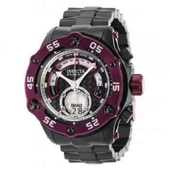 Invicta Men's SHAQ TRI TIME ZONE 53mm Limited authentic Edition Chronograph Quartz Watch