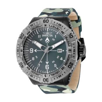 Invicta DNA Vintage Armed Forces Swiss Ronda 513 Caliber Men's Watch - 46mm, Black (11647)