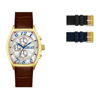 Invicta S1 Rally Men's Watch - 48mm, White, Brown, Black, Gold (ZG-48615)