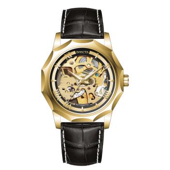 Invicta Objet D Art Automatic Men's Watch w/ Skeleton Dial - 42mm, Black (69125)