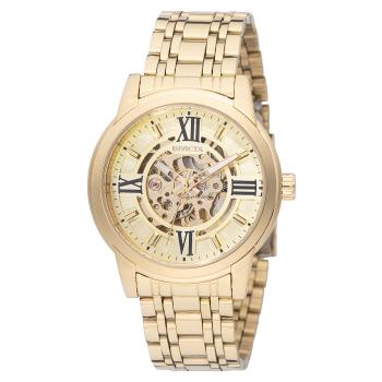 Invicta Objet D Art Automatic Men's Watch w/ Skeleton Dial - 41mm, Gold, Steel (69130)