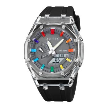 Activa Recon X Invicta Digital Unisex Watch - 45.5mm, Transparent, White (ACW423-016)