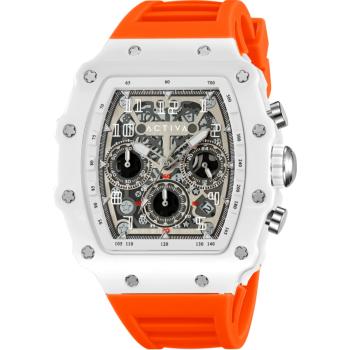 Activa Recon X Invicta Digital Unisex Watch - 45.5mm, Transparent, White (ACW423-016)