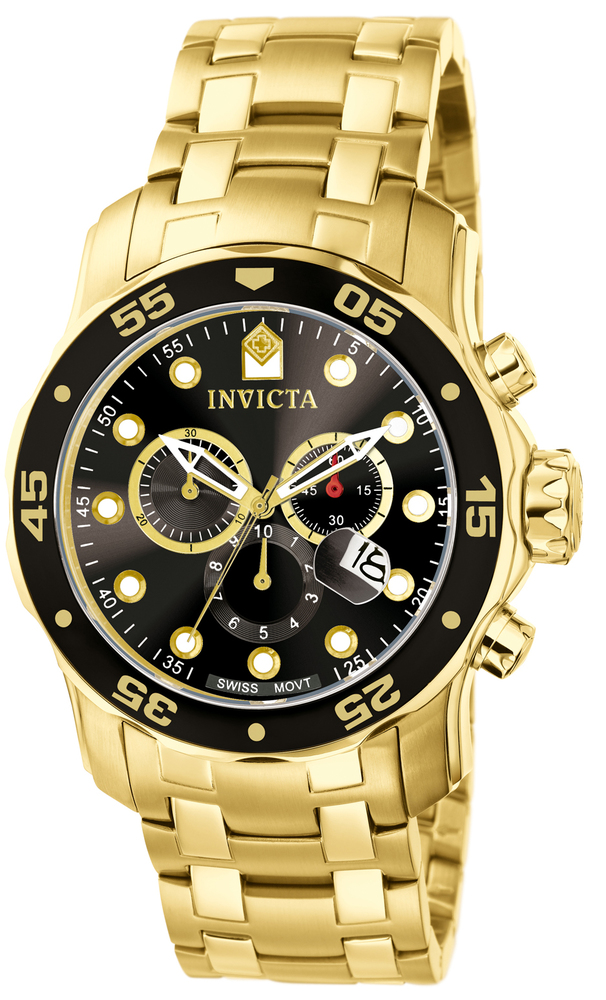 Invicta Pro Diver SCUBA Men's Watch - 48mm, Gold (ZG-0072)