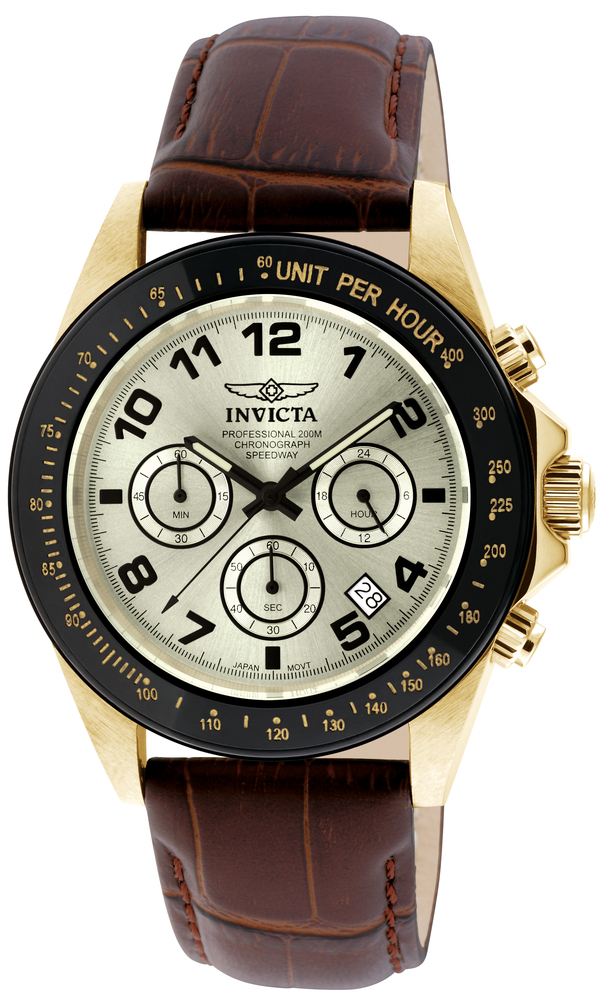 Invicta Speedway Men's Watch - 43mm, Brown (ZG-10709)