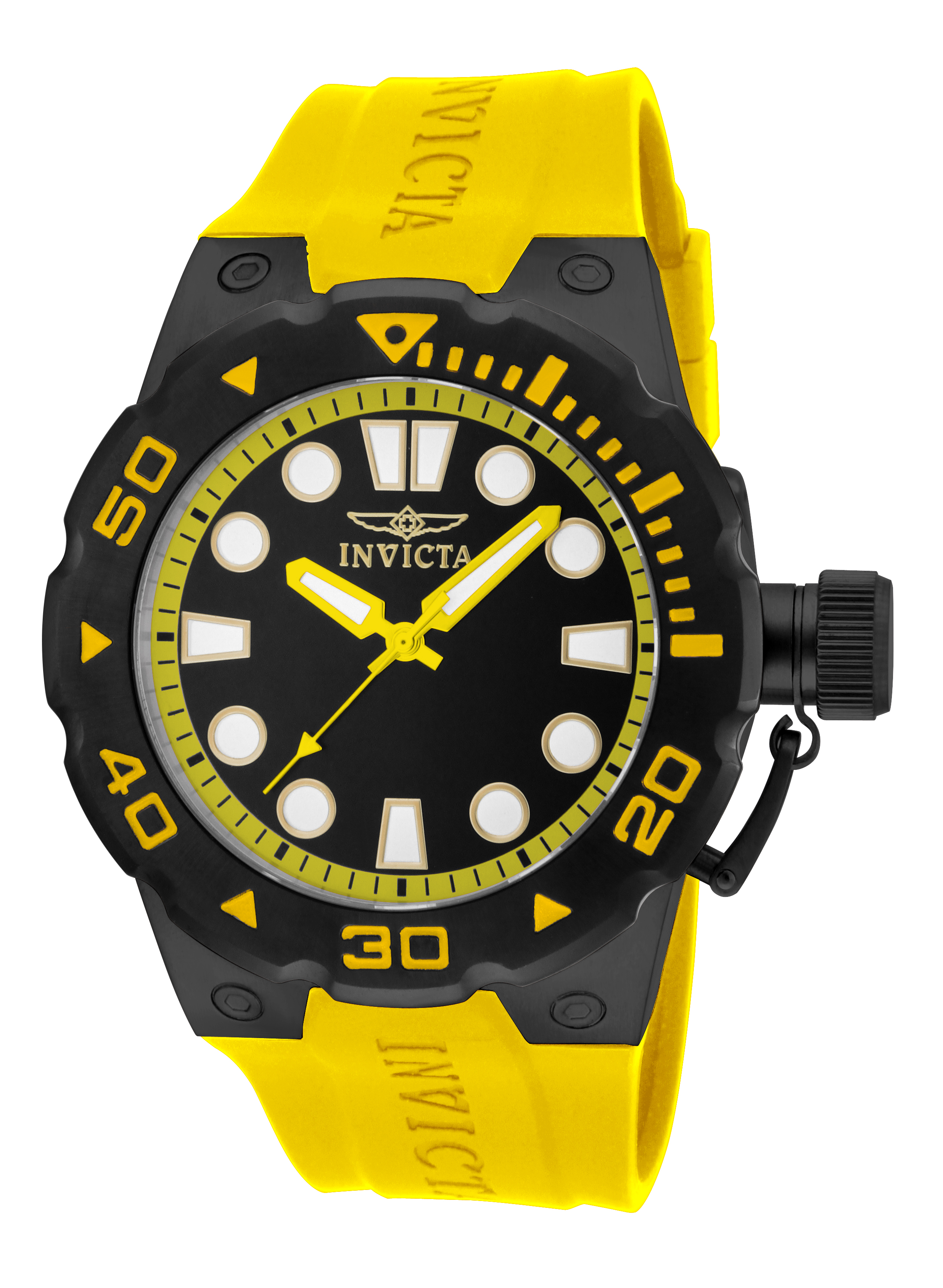 Invicta Pro Diver Men's Watch - 51mm, Yellow (16138)
