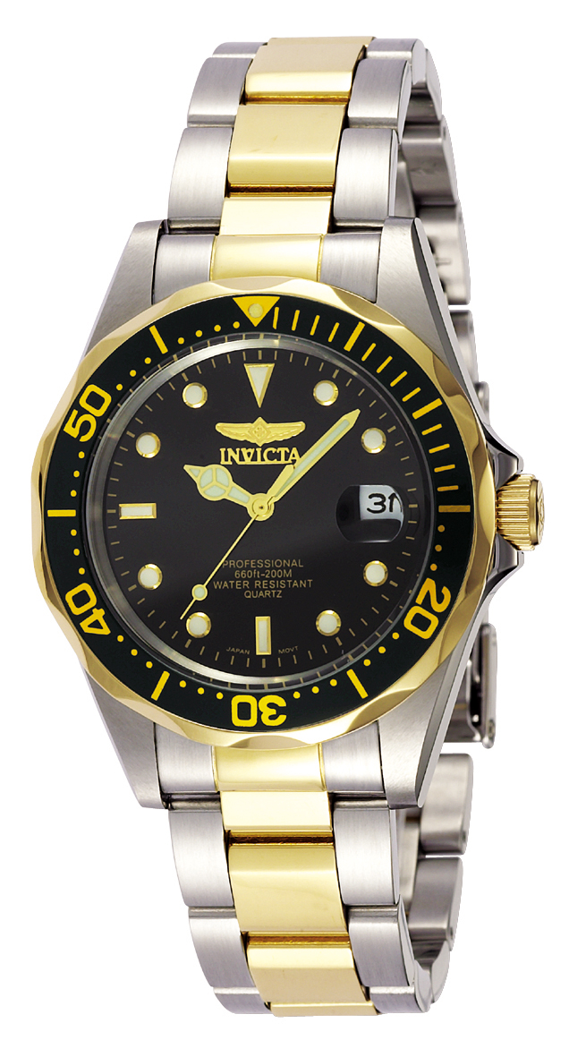 Invicta Pro Diver Men's Watch - 37.5mm, Steel, Gold (8934)