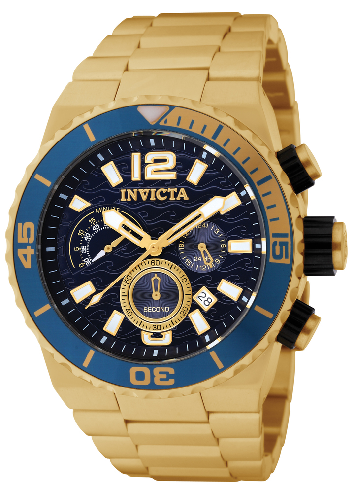 Invicta Pro Diver Men's Watch - 48mm, Gold (ZG-1344)