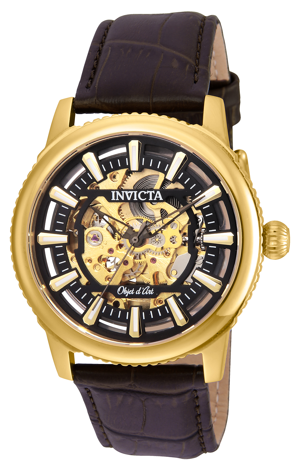 Invicta Objet D Art Automatic Men's Watch - 42mm, Brown (22611)
