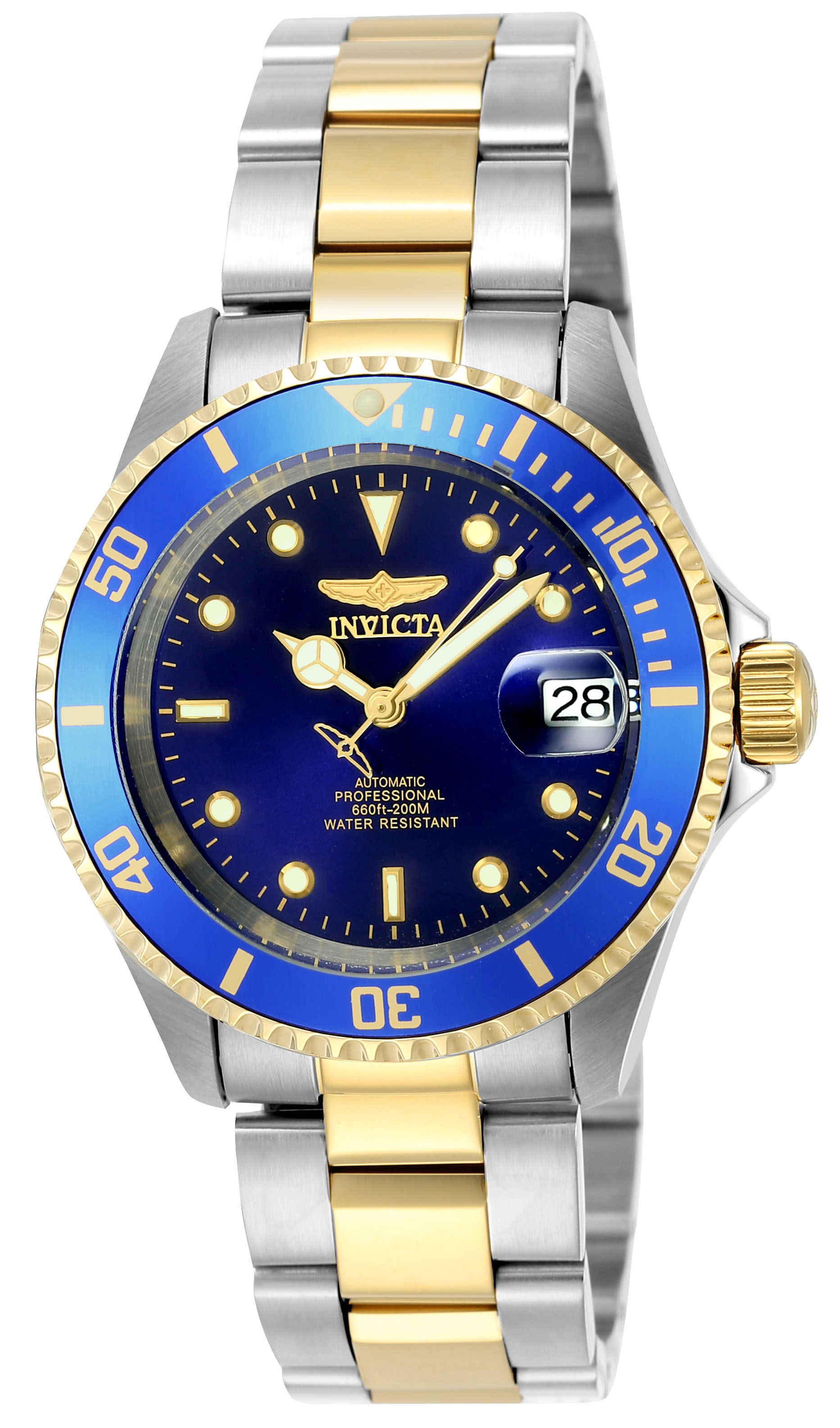Invicta Pro Diver Automatic Men's Watch - 40mm, Steel, Gold (8928OB)
