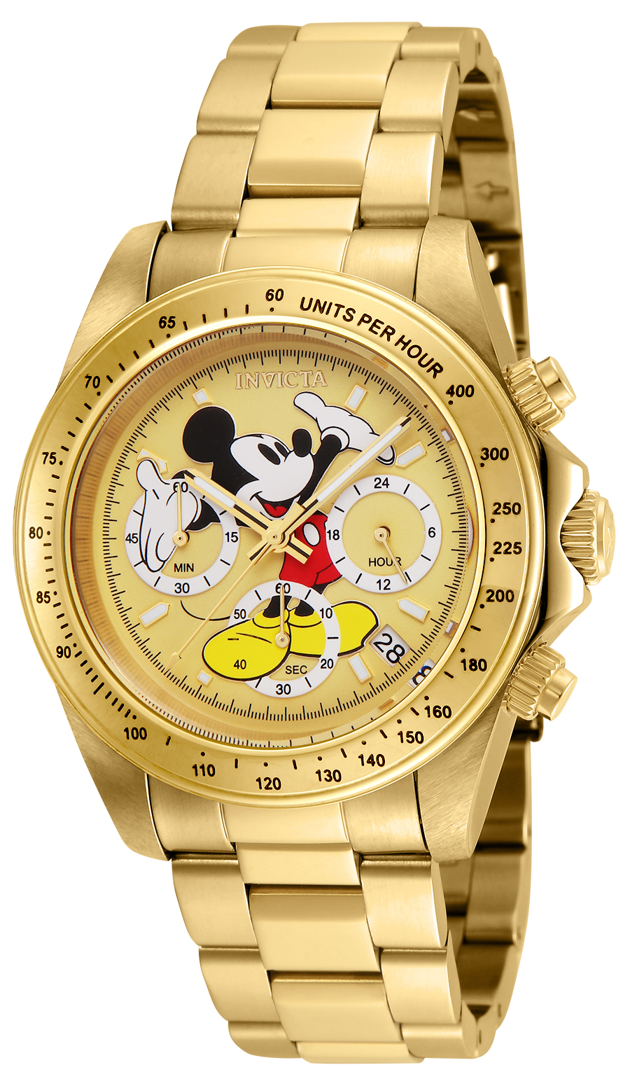 Invicta Disney Limited Edition Mickey Mouse Men's Watch - 39.5mm, Gold (25196)