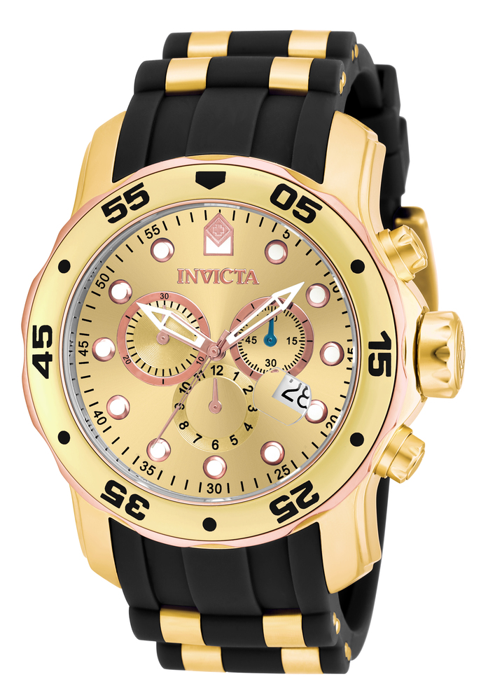 Invicta Pro Diver SCUBA Men's Watch - 48mm, Gold, Black (ZG-17884)