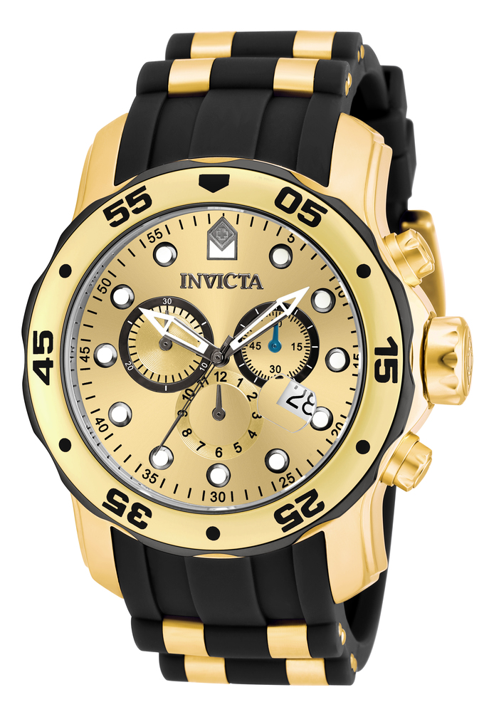 Invicta Pro Diver SCUBA Men's Watch - 48mm, Gold, Black (ZG-17885)