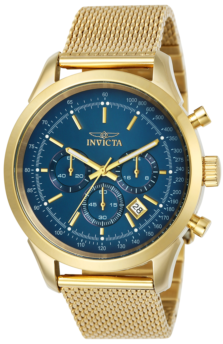 Favor rebanada instinto Invicta Speedway Men's Watch - 45mm, Gold (25224) | AccuWeather Shop