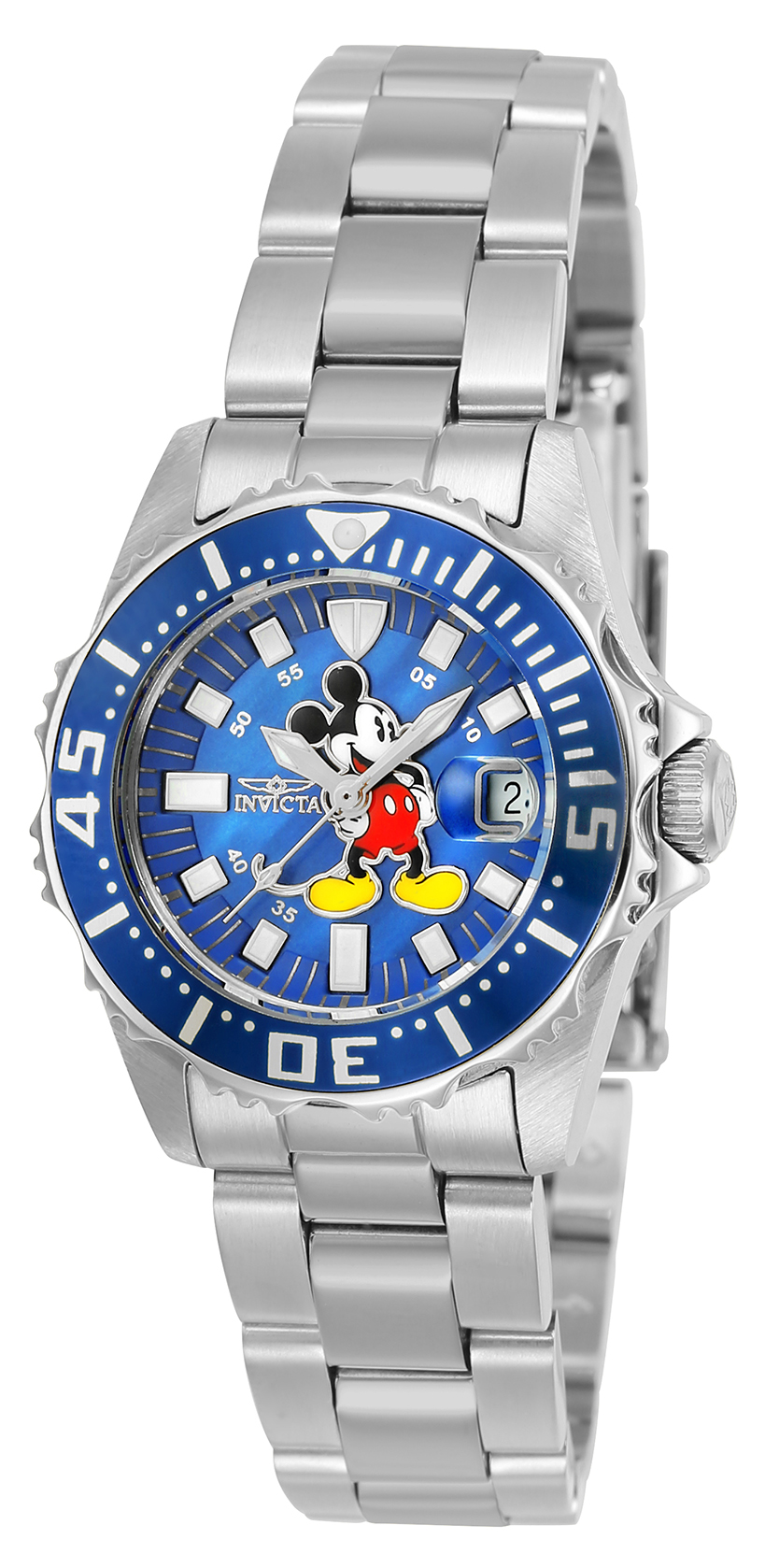 Invicta Disney Limited Edition Mickey Mouse Women's Watch w/ Mother of Pearl Dial - 30mm, Steel (25571)
