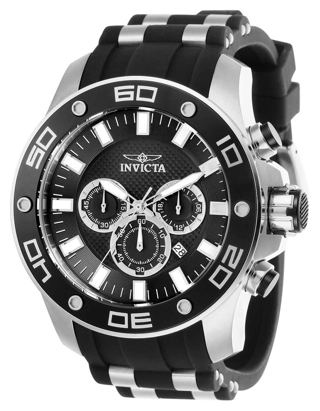 Invicta Pro Diver SCUBA Men's Watch - 50mm, Steel, Black (26084)
