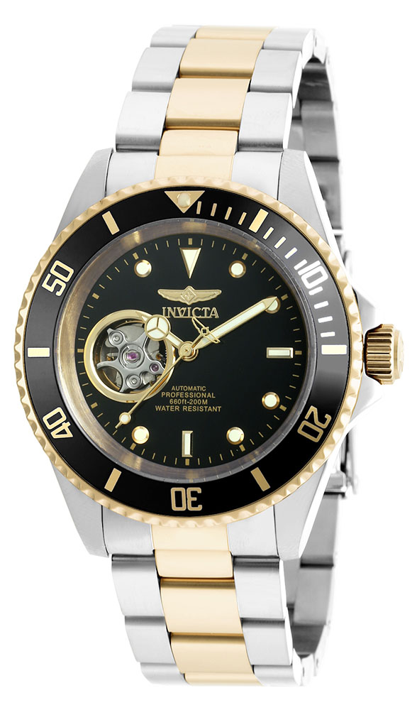 Invicta Pro Diver Automatic Men's Watch - 40mm, Steel, Gold (ZG-20438)