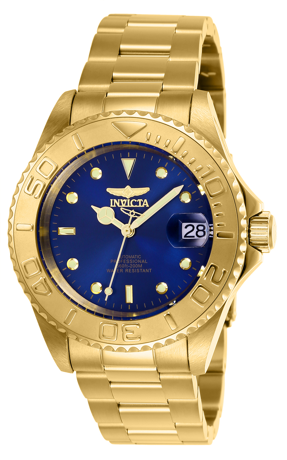 Invicta Pro Diver Automatic Men's Watch - 40mm, Gold (26997)
