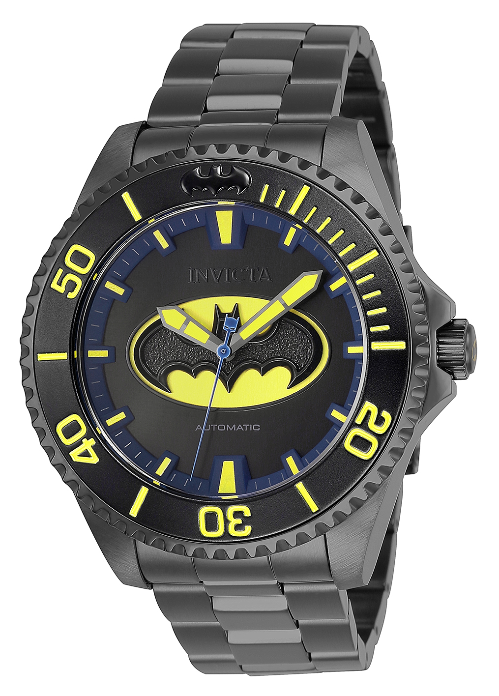 Invicta DC Comics Batman Automatic Men's Watch - 47mm, Gunmetal (26901)