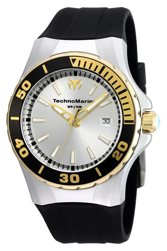 TechnoMarine Manta Sea Men's Watch - 44mm, Black (TM-215055)