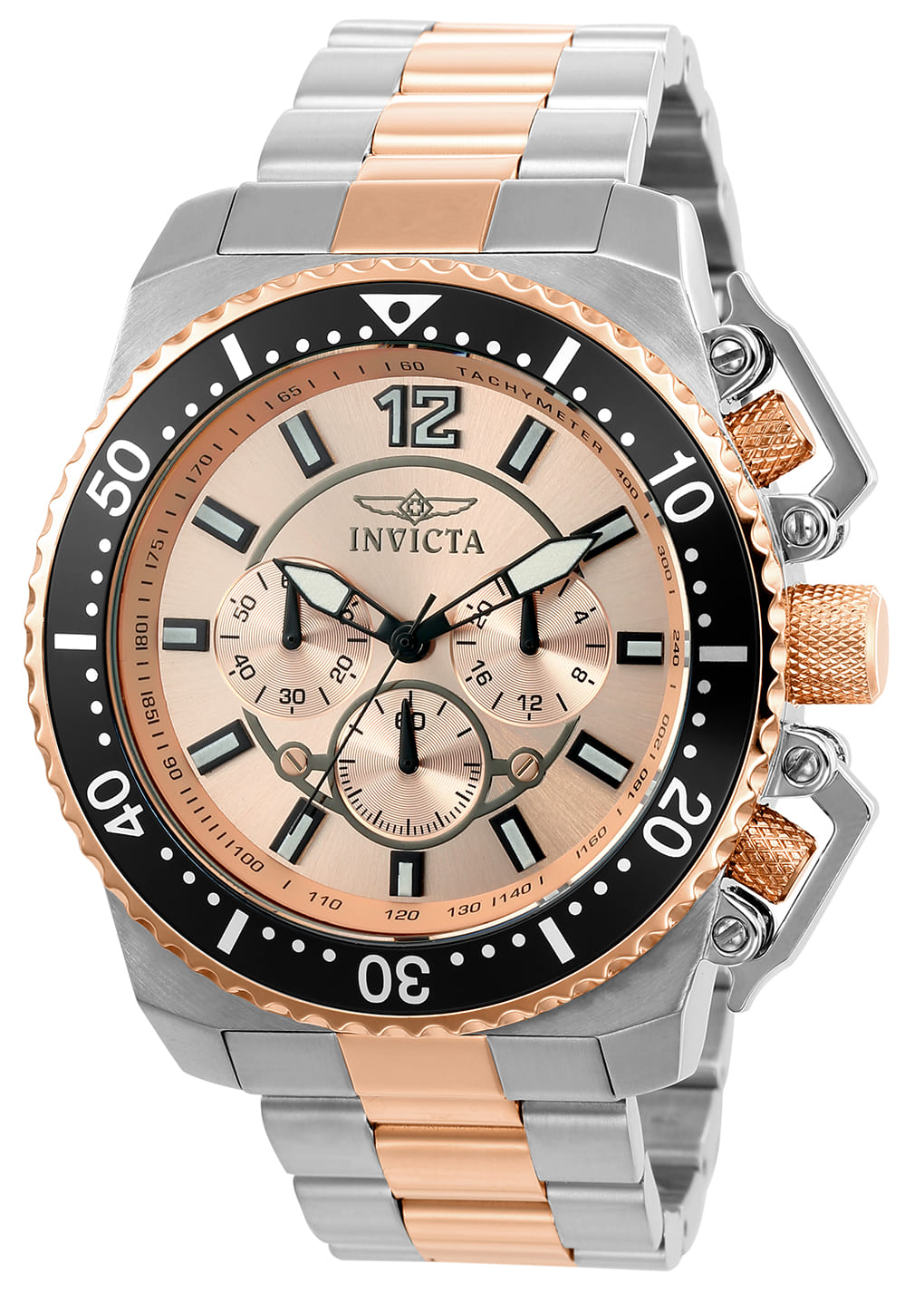Invicta Pro Diver Men's Watch - 48mm, Steel, Rose Gold (ZG-21956)
