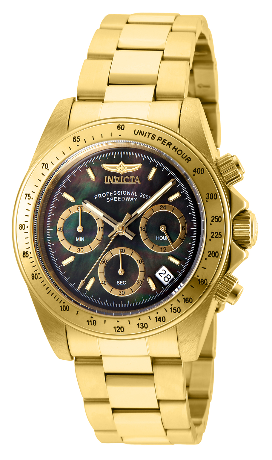 Invicta Invicta Connection Men%27s Watch w/ Mother of Pearl Dial - 39.5mm, Gold (28670)