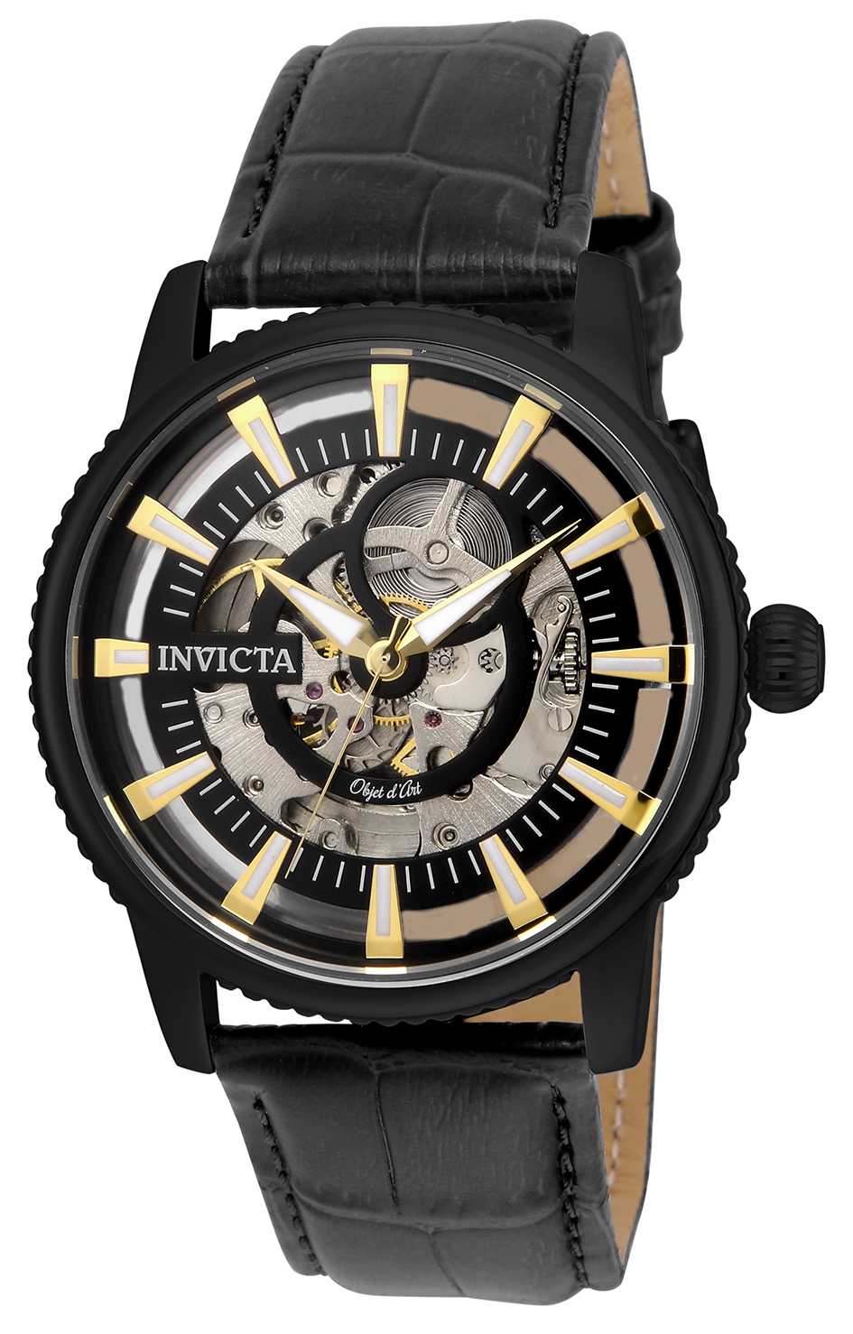 Invicta Objet D Art Automatic Men's Watch - 42mm, Black (22645)