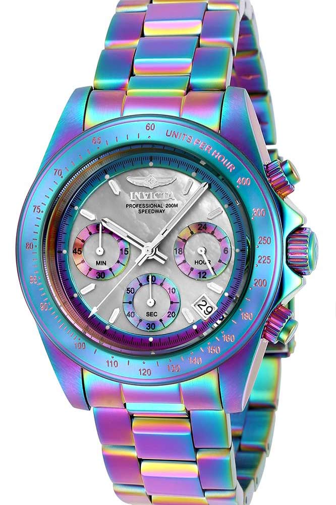 Invicta Speedway Men's Watch w/ Mother of Pearl Dial - 40mm, Iridescent (23942)