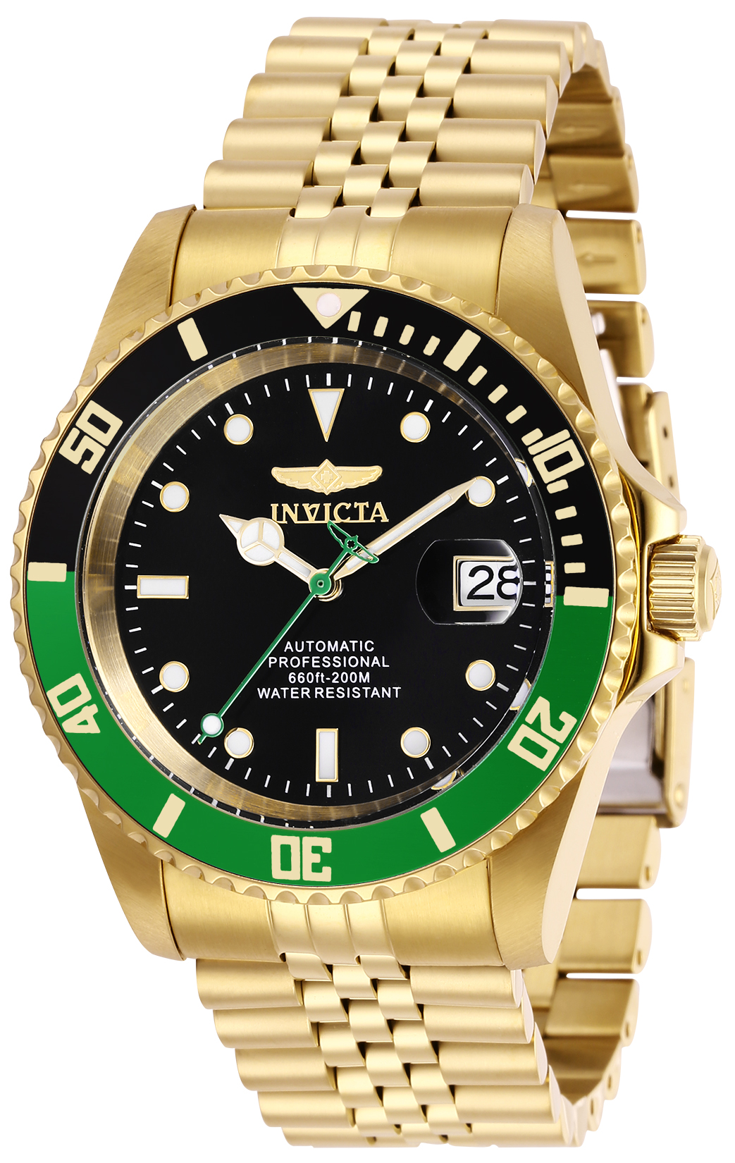 Invicta Pro Diver Automatic Men's Watch - 42mm, Gold (29184)