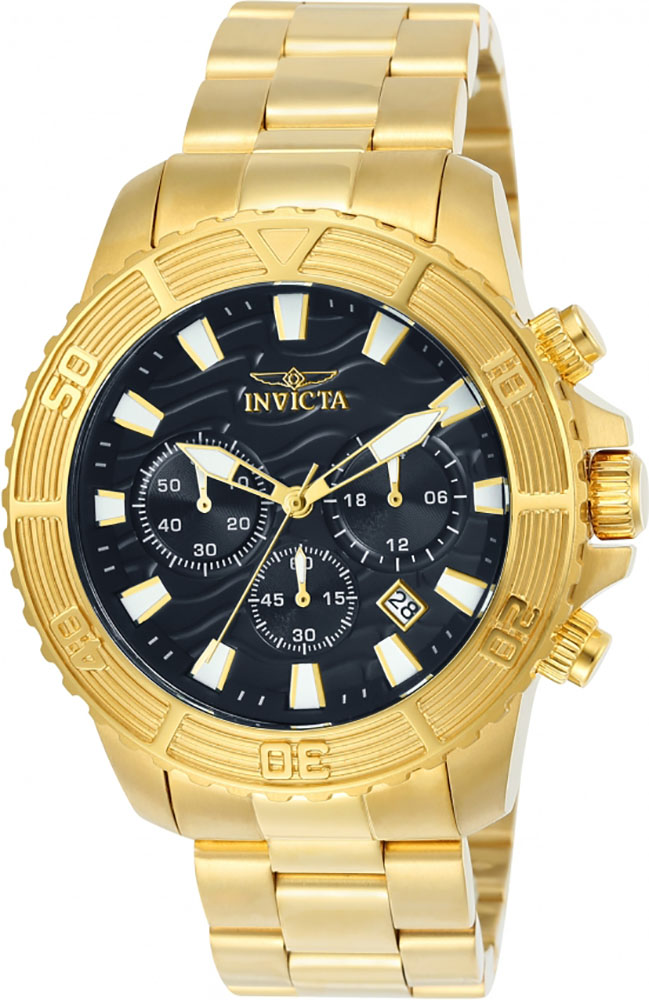 Invicta Pro Diver Men's Watch - 45.5mm, Gold (ZG-24000)
