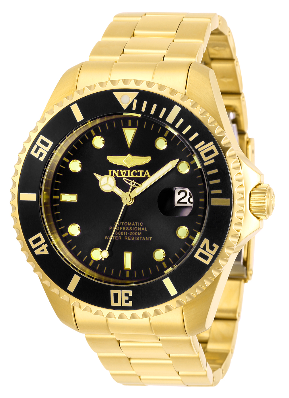 Invicta Pro Diver Automatic Men's Watch - 47mm, Gold (28948)