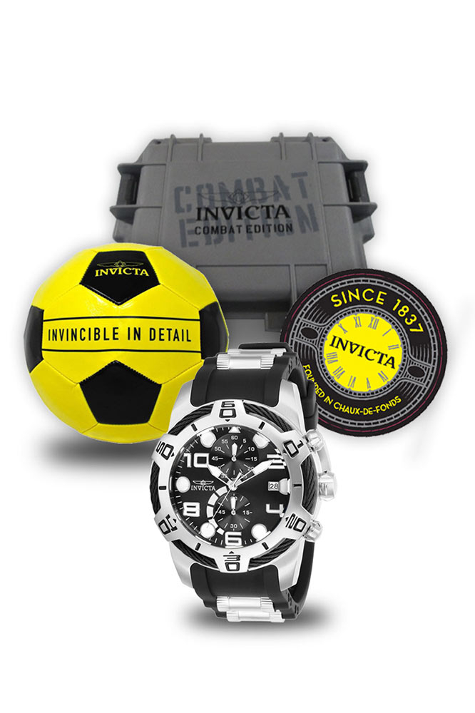 Invicta Bolt Men's Watch - 50mm, Steel, Black (ZG-24215)