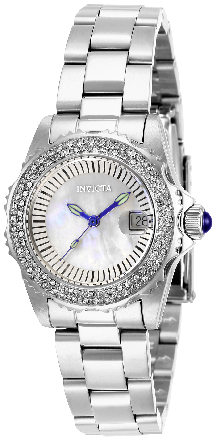 Invicta Angel Women%27s Watch w/ Mother of Pearl Dial - 30mm, Steel (28442)