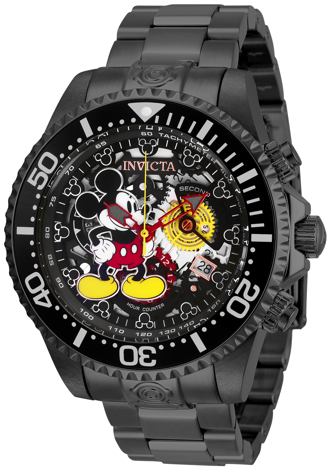 Invicta Disney Limited Edition Mickey Mouse Men's Watch - 47mm, Black (27406)