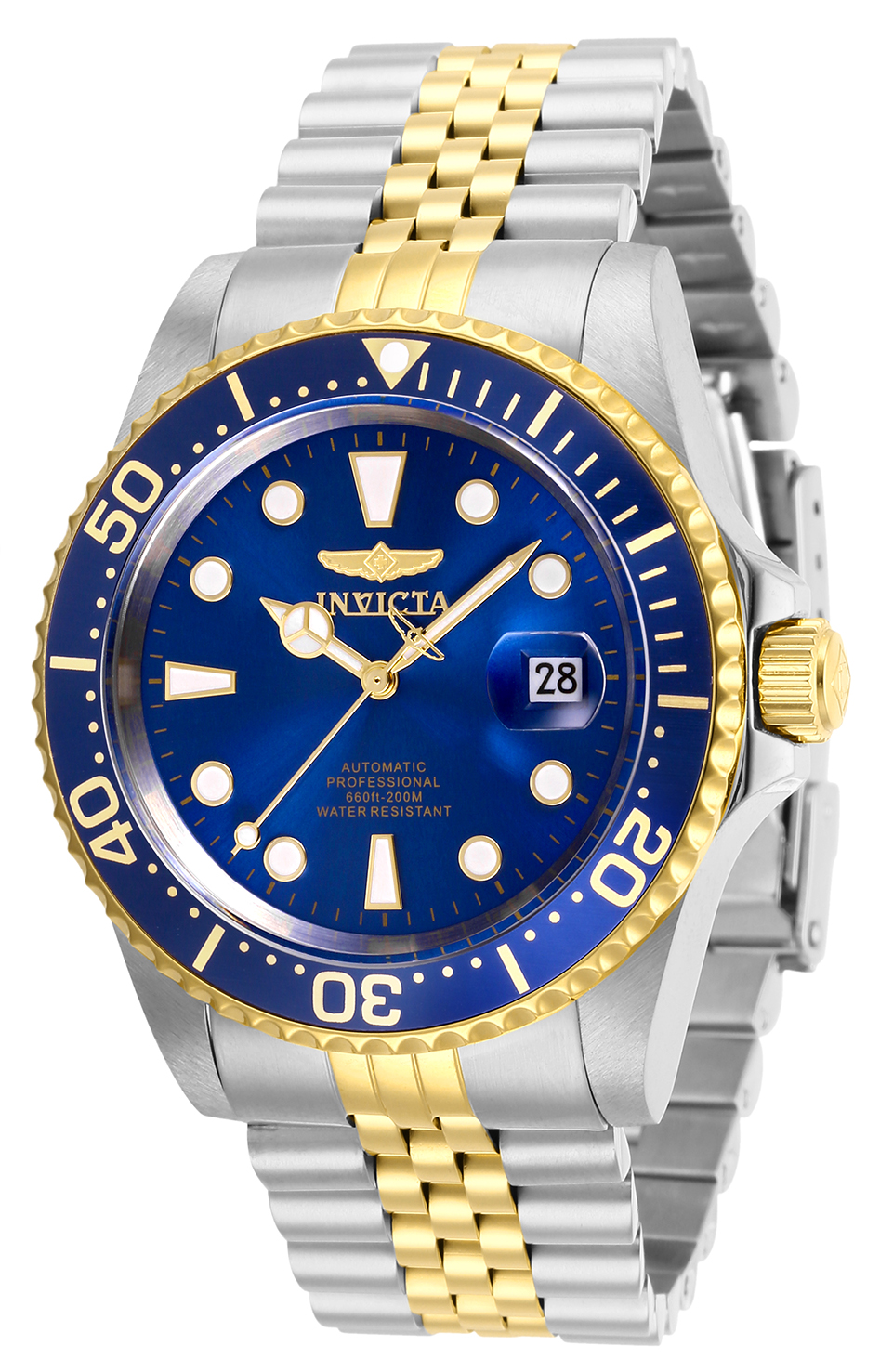 Invicta Pro Diver Automatic Men%27s Watch - 42mm, Steel, Gold (30093)