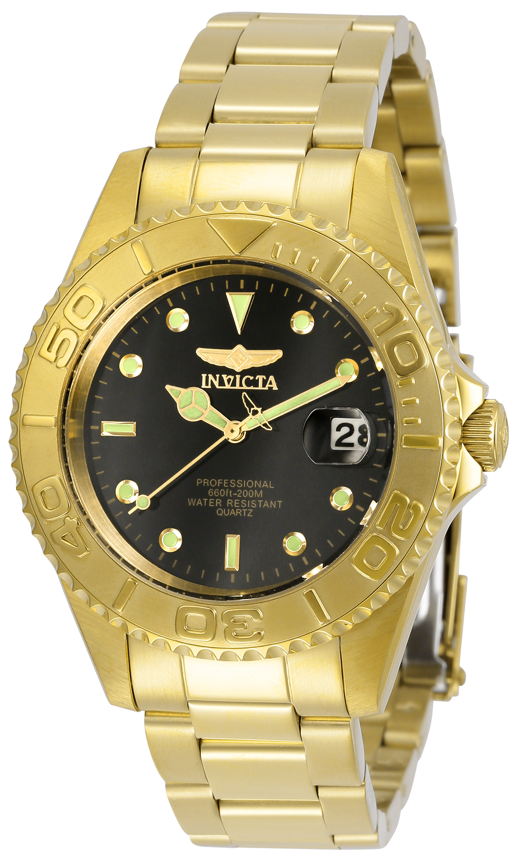 Invicta Pro Diver Men%27s Watch - 37.5mm, Gold (29939)