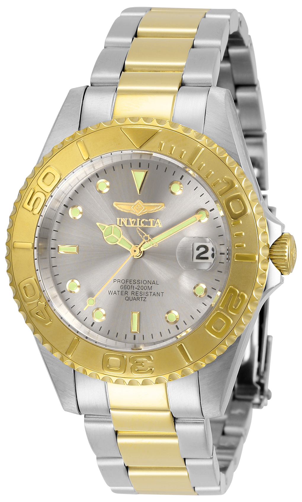Invicta Pro Diver Men%27s Watch - 37.5mm, Steel, Gold (29943)