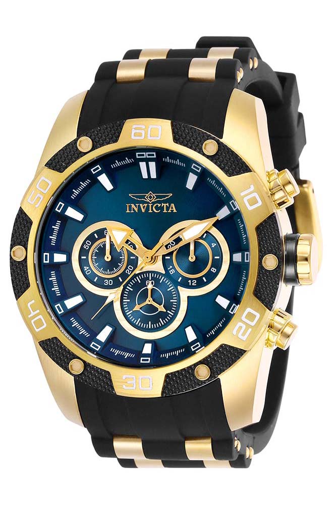Invicta Speedway SCUBA Men's Watch - 48mm, Gold, Black (ZG-25836)
