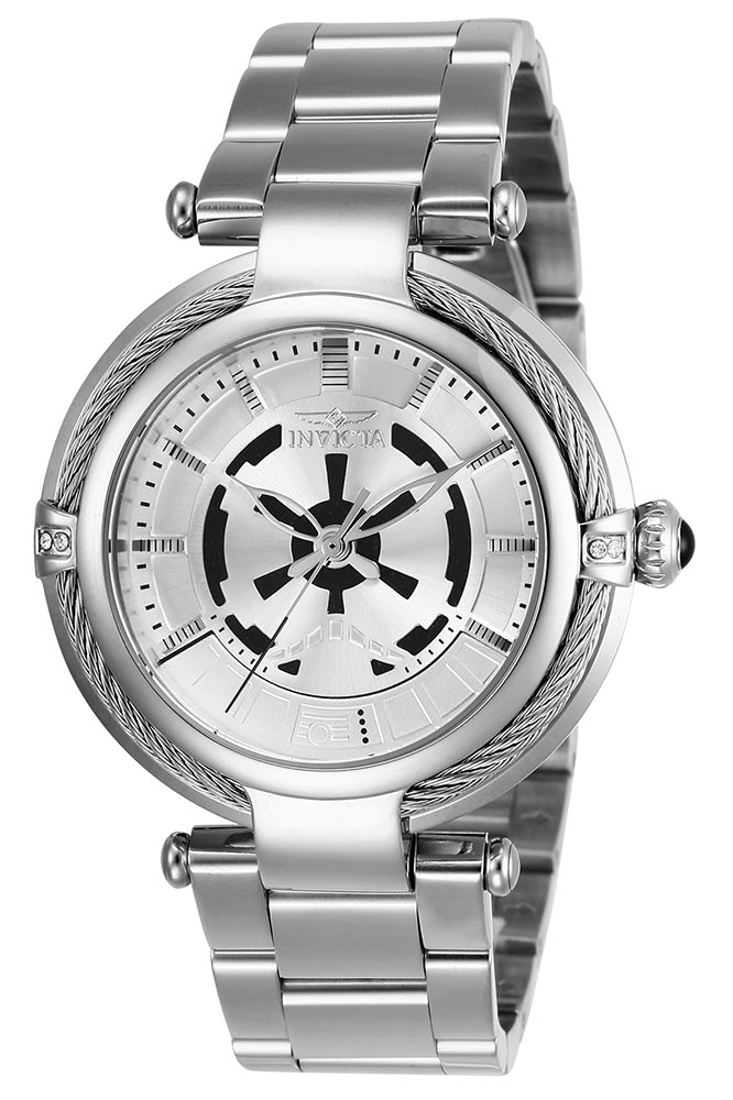 #1 LIMITED EDITION - Invicta Star Wars Stormtrooper Quartz Womens Watch - 40mm Stainless Steel Case, Stainless Steel Band, Steel (26122)