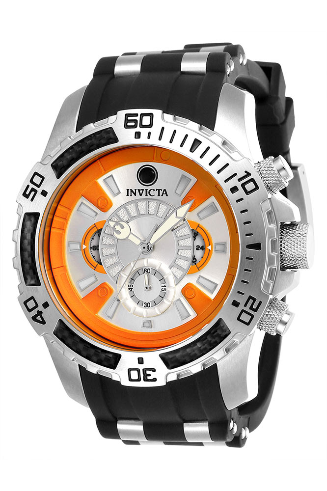 #1 LIMITED EDITION - Invicta Star Wars BB8 Quartz Mens Watch - 51mm Stainless Steel Case, Stainless Steel, Silicone Band, Steel, Black (26177)