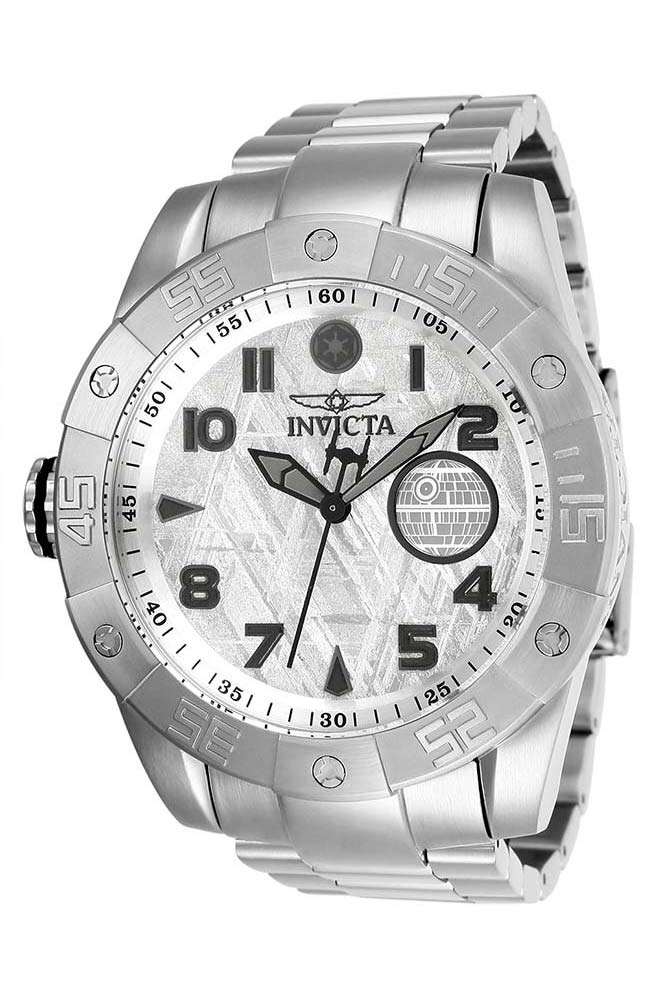 #1 LIMITED EDITION - Invicta Star Wars Death Star Automatic Mens Watch - 53mm Stainless Steel Case, Stainless Steel Band, Steel (26704)