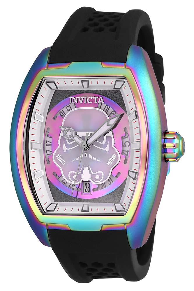 #1 LIMITED EDITION - Invicta Star Wars Stormtrooper Automatic Mens Watch - 42mm Stainless Steel Case, Silicone Band, Black (26939)