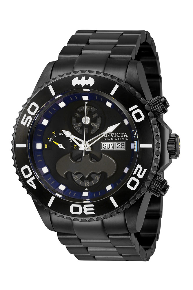 #1 LIMITED EDITION - Invicta DC Comics Batman Automatic Mens Watch - 47mm Stainless Steel Case, SS Band, Black (27174)
