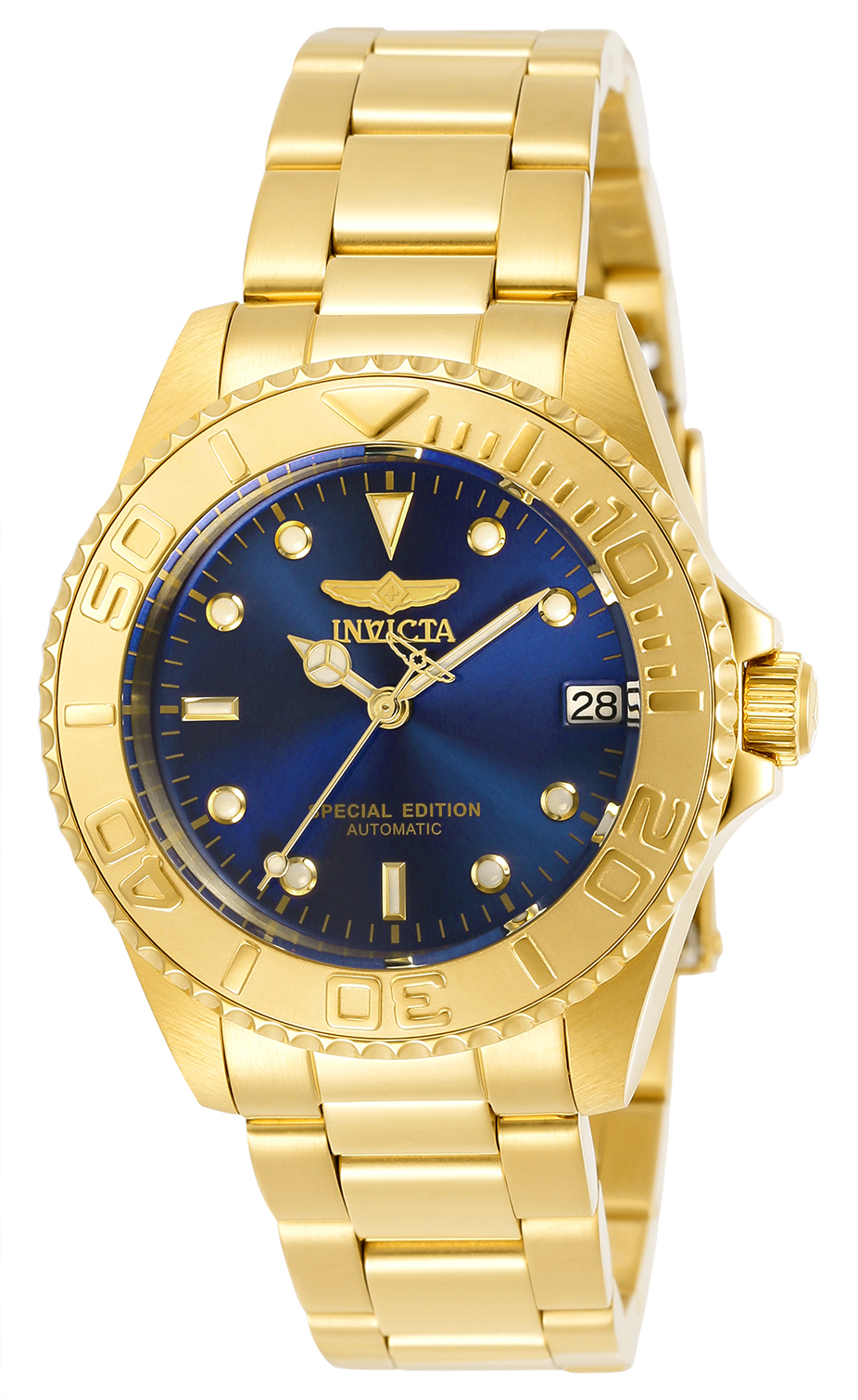 Invicta Pro Diver Store Exclusive Automatic Women's Watch - 36mm, Gold (30607)