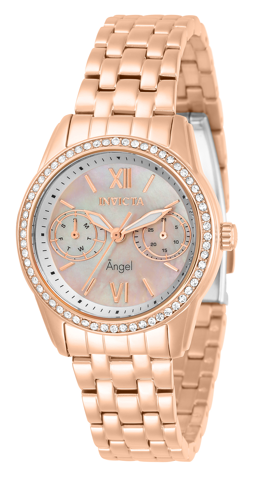 Invicta Angel Women's Watch w/ Mother of Pearl Dial - 32mm, Rose Gold (31383)