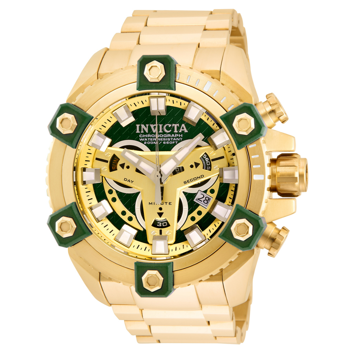 Invicta Coalition Forces Men's Watch - 56mm, Gold (ZG-29018)