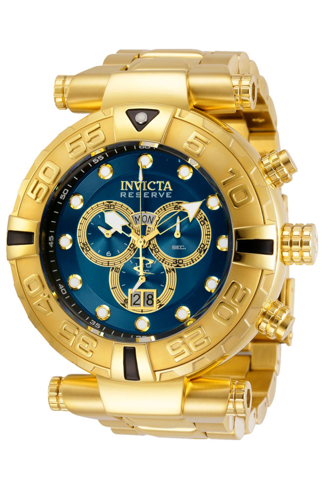 #1 LIMITED EDITION - Invicta Subaqua Quartz Mens Watch - 55mm Stainless Steel Case, Stainless Steel Band, Gold (29550)