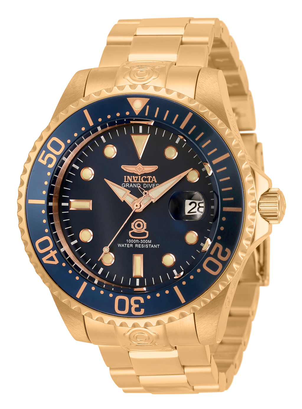 Invicta Pro Diver Automatic Men's Watch - 47mm, Rose Gold (33316)